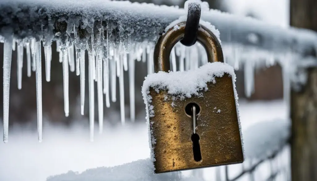 maintaining locks in cold temperatures