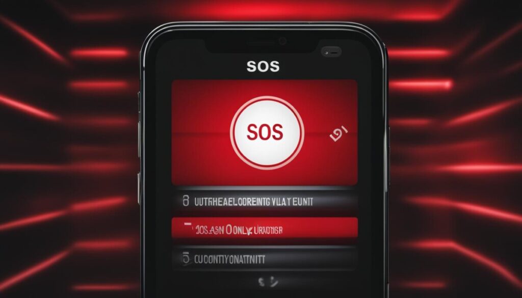 phone says sos only