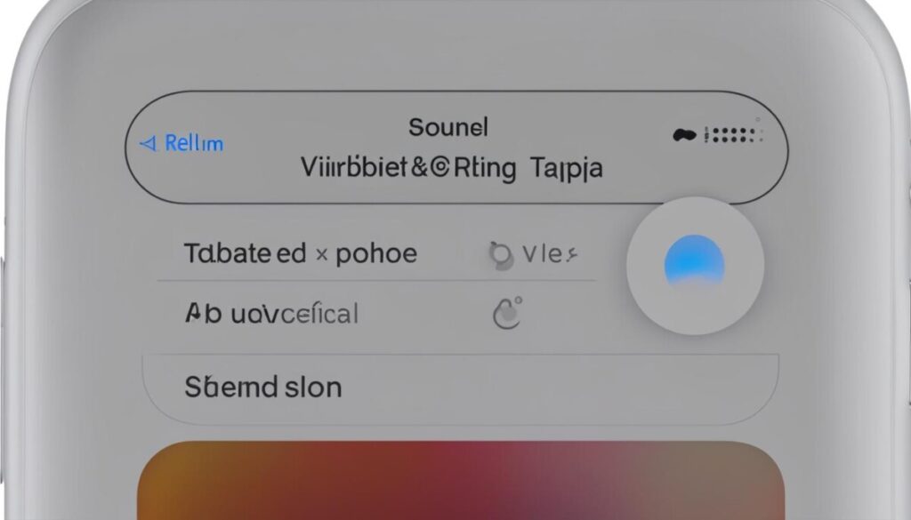 vibrations settings on iPhone