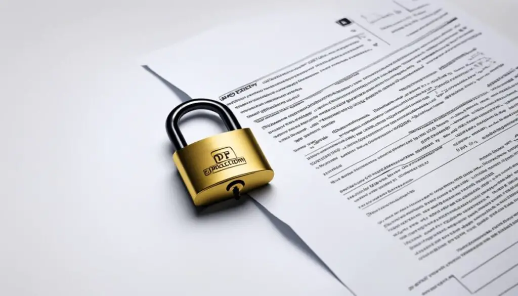 Password Protect PDF Document